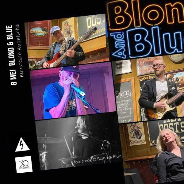 Blond and Blue music optreden in Kunstcafe Appelscha