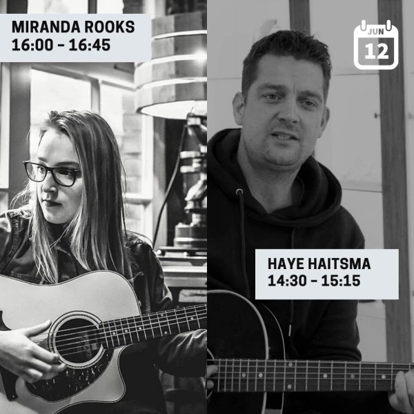 Optreden Haye Haitsma en Miranda Rooks in Kunstcafe Appelscha