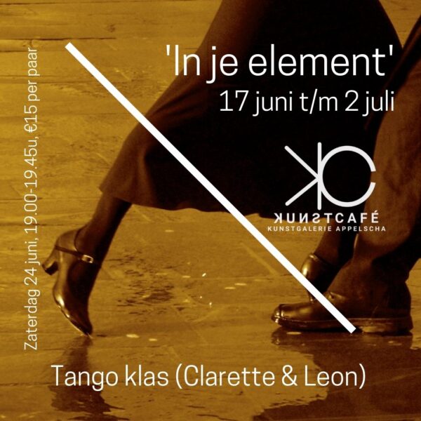 Tango klas 24 juni Clarette en Leon